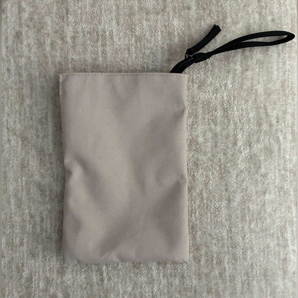 Muji Light Tan Bag with Black Accents